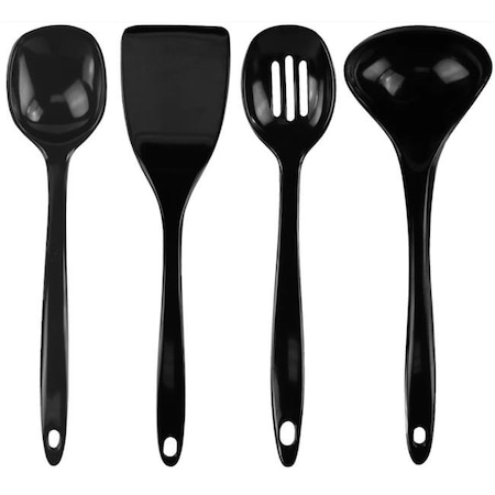 Reston Lloyd Reston Lloyd 81100 4pc Melamine Utensil Set  Black 81100